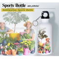 400ML Silber Sublimation Sport Wasserflasche